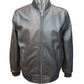 Mens Classic Leather Bomber Jacket