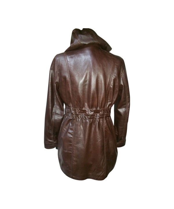 Ladies 3/4 Soft Sheep Leather Coat