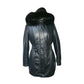 3/4 Ladies Real Leather Parka Coat