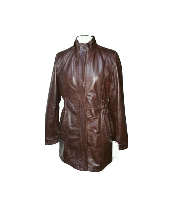 Ladies 3/4 Soft Sheep Leather Coat