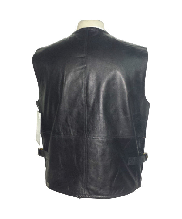 Leather Fisherman Waistcoat