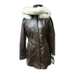 Ladies 3/4 Soft Sheep Leather Coat