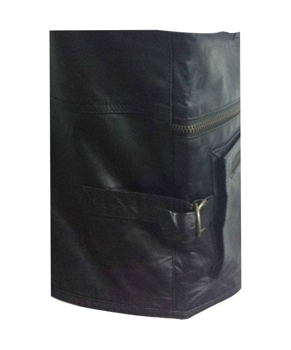 Leather Fisherman Waistcoat