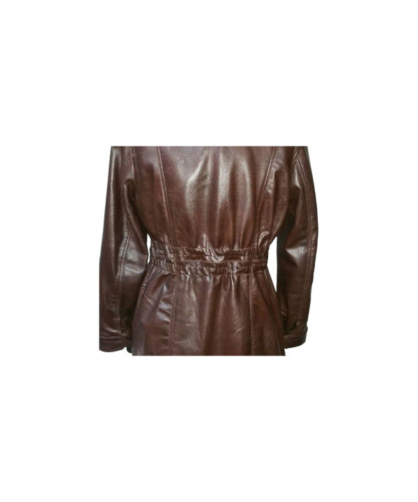 Ladies 3/4 Soft Sheep Leather Coat