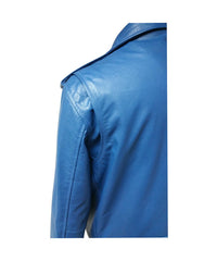 Mens Brando Style Motors Bike Real Leather Jacket