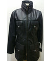 Soft Black Knee Length Jacket 121