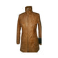 Soft Tan Knee Length Jacket121