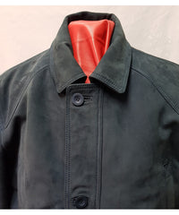Car Coat 1439 Blue Nubuck