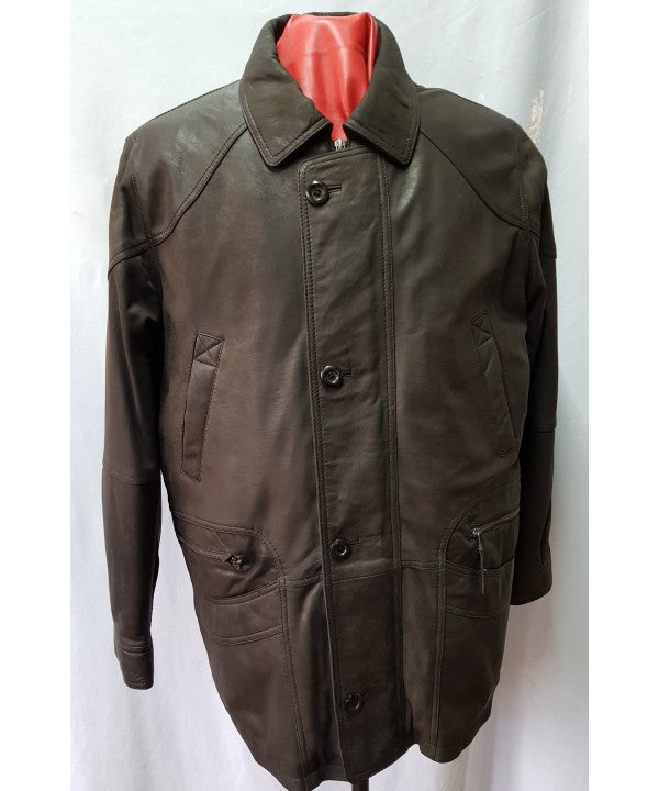 Car Coat 1439 Brown Buff