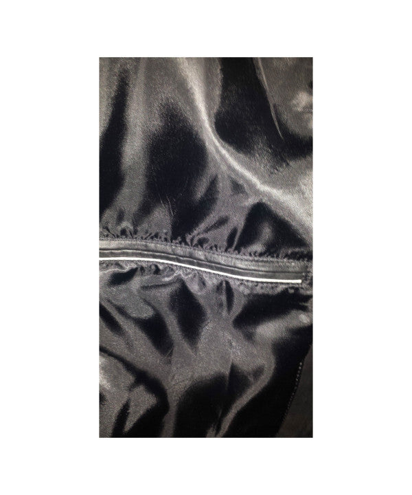 Harrington Antique Soft Black Leather Jacket