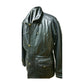 MEN PARKA LEATHER COAT