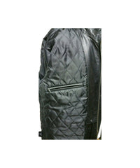 Men Parka Leather Coat