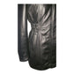 3/4 Ladies Real Leather Parka Coat