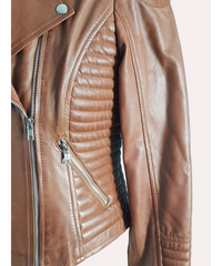 Ladies Biker Tan Colour