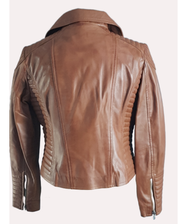 Ladies Biker Tan Colour