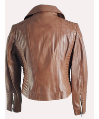 Ladies Biker Tan Colour