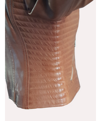 Ladies Biker Tan Colour