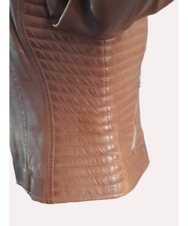 Ladies Biker Tan Colour