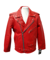 Mens Brando Perfecto Motor Biker Leather Jacket