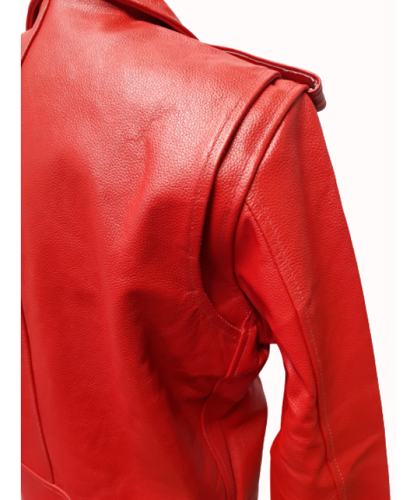 Mens Brando Perfecto Motor Biker Leather Jacket