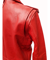 Mens Brando Perfecto Motor Biker Leather Jacket