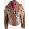 Ladies Biker Tan Colour