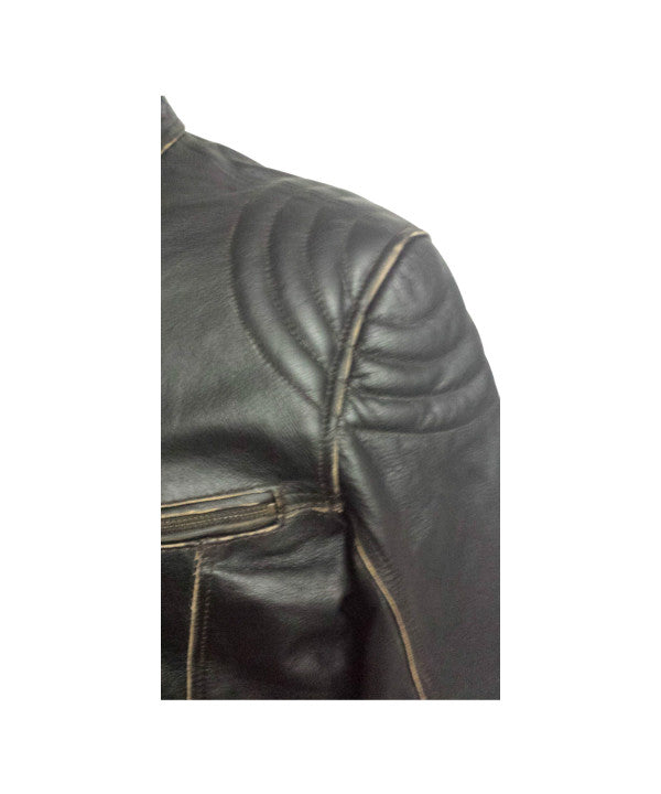 Biker Style Real Leather Jacket