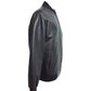 Mens Classic Leather Bomber Jacket