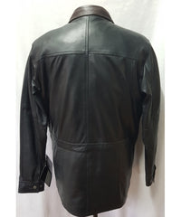 3/4 Car Coat Black/Brown G300