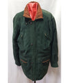 3/4 Car Coat Green Nubuck G300