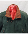 3/4 Car Coat Green Nubuck G300